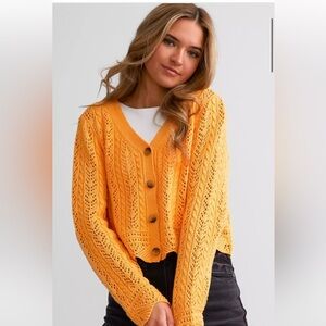 Orange Cardigan 🧡